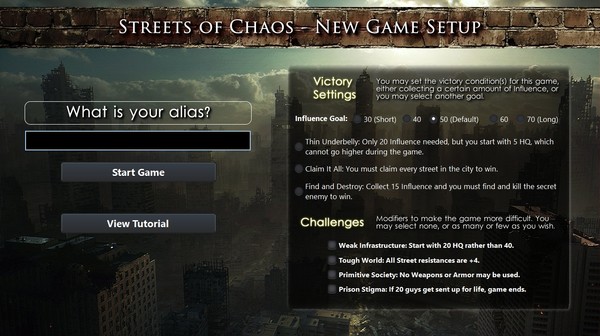 Игра Streets of Chaos, скриншот