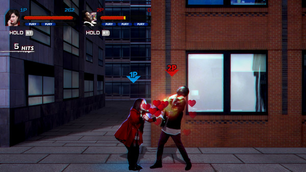 Игра Streets of Fury EX, скриншот