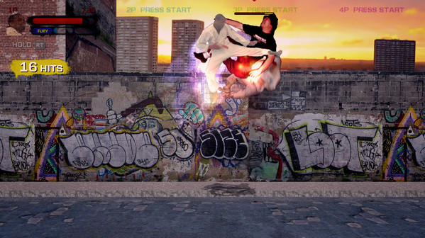 Игра Streets of Fury EX, скриншот