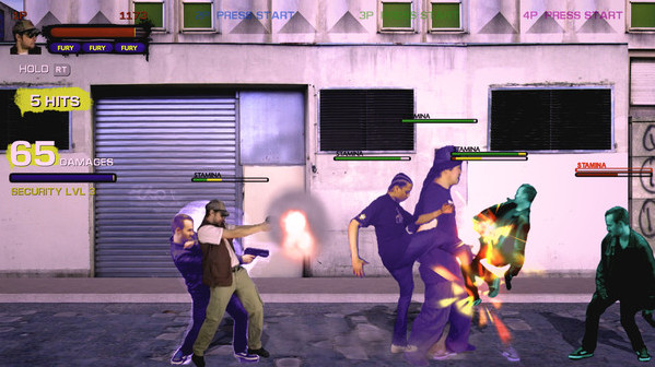 Игра Streets of Fury EX, скриншот