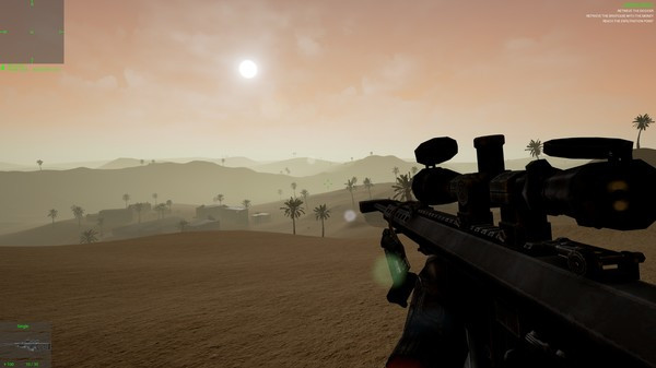 Игра Strike Force: Desert Thunder, скриншот