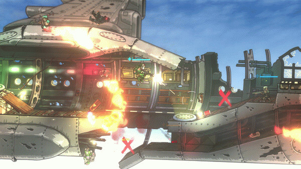 Игра Strike Force Heroes, скриншот