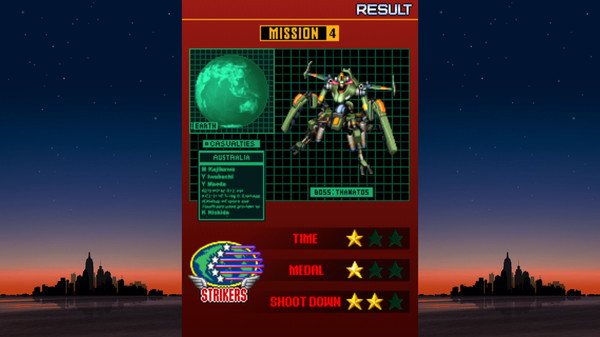 Игра STRIKERS 1945 III, скриншот