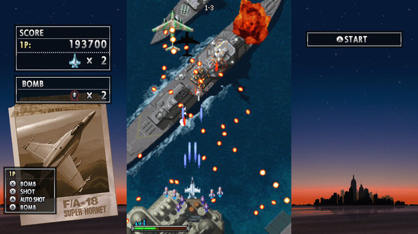 Игра STRIKERS 1945 III, скриншот