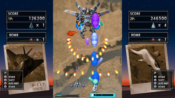 Игра STRIKERS 1945 III, скриншот