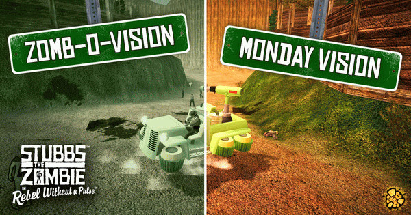 Игра Stubbs the Zombie in Rebel Without a Pulse, скриншот