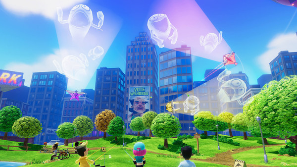 Игра Stunt Kite Party, скриншот