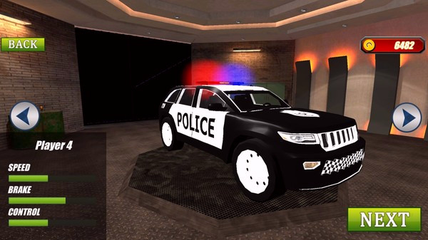 Игра Stunts Contest Police Car, скриншот