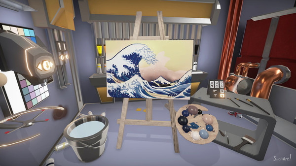 Игра SuchArt: Genius Artist Simulator, скриншот
