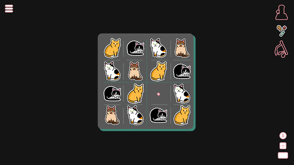 Игра Sudocats, скриншот