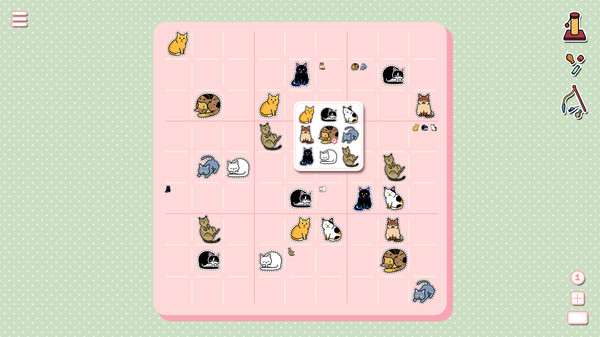 Игра Sudocats, скриншот
