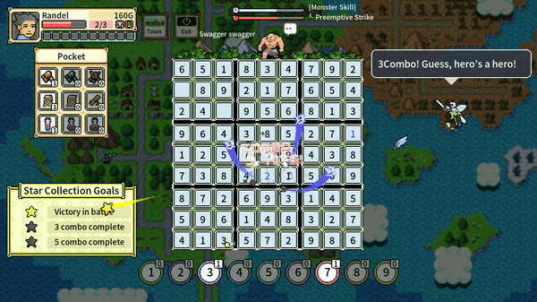 Игра Sudoku RPG, скриншот
