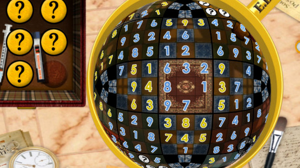 Игра Sudokuball Detective, скриншот
