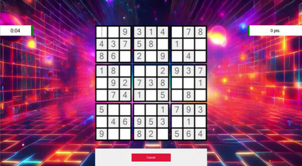 Игра SudokuNexus, скриншот
