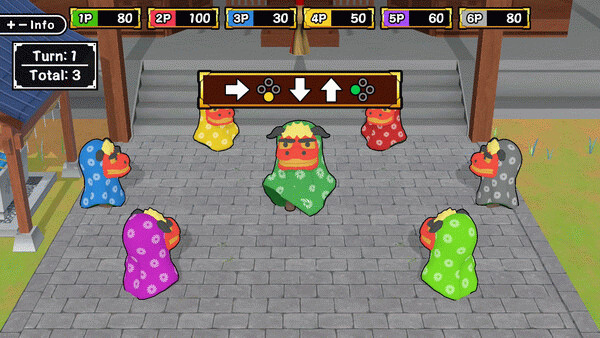 Игра Sugoroku New Year's Party, скриншот