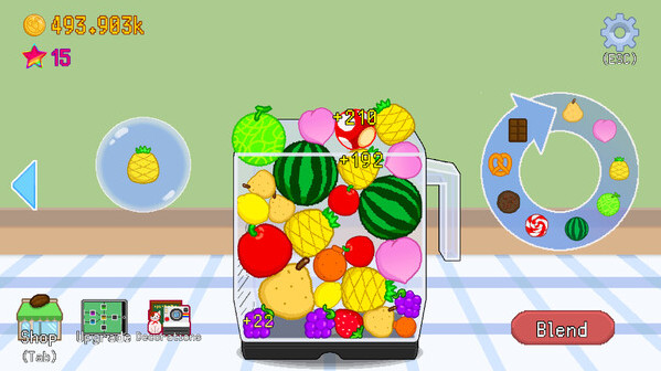 Игра Suika Idle, скриншот