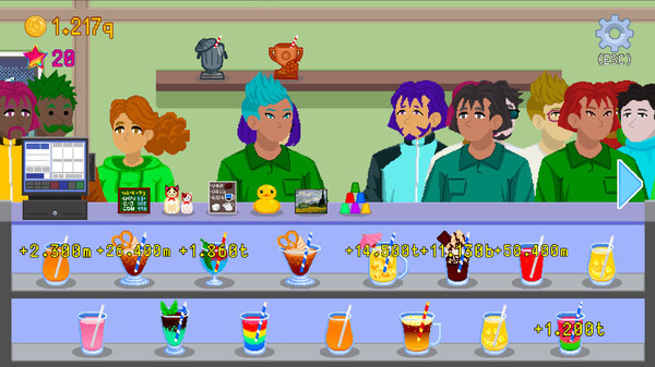 Игра Suika Idle, скриншот