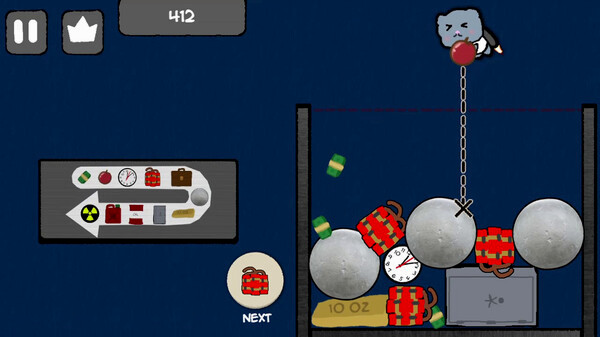 Игра Suika Puffworks, скриншот
