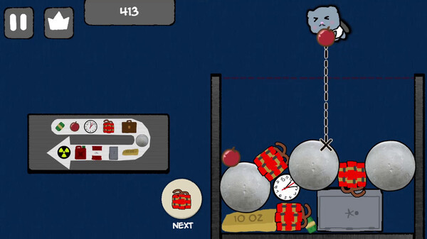 Игра Suika Puffworks, скриншот