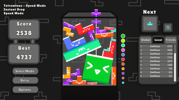 Игра Suika Shapes, скриншот