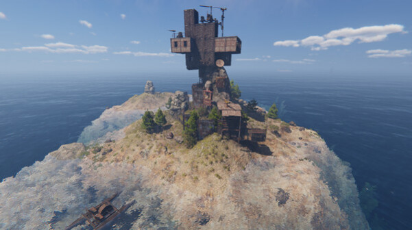 Игра Sunkenland, скриншот