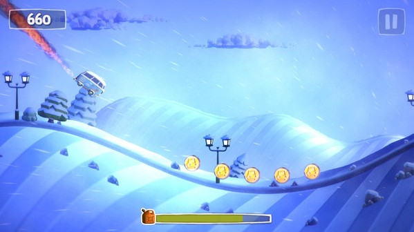 Игра Sunny Hillride, скриншот