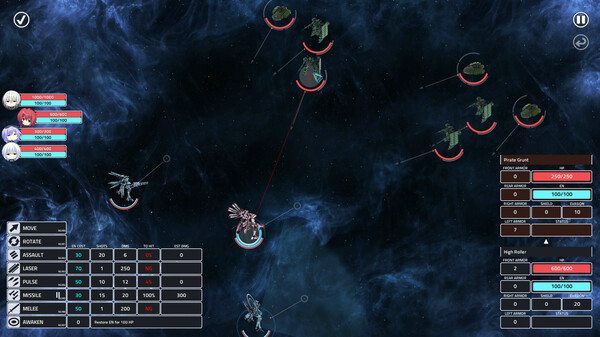 Игра Sunrider 4: The Captain's Return, скриншот
