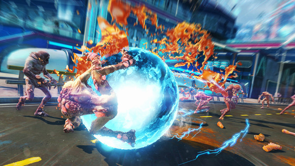 Игра Sunset Overdrive, скриншот