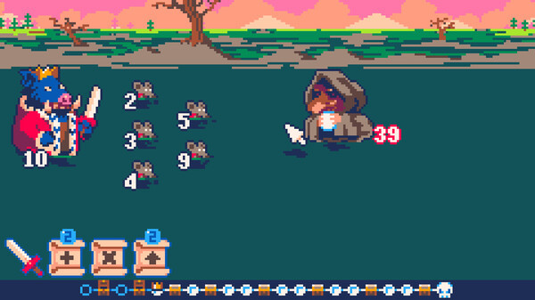 Игра Super Algebrawl, скриншот