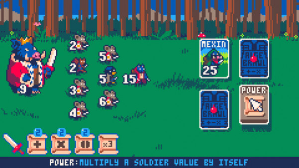 Игра Super Algebrawl, скриншот