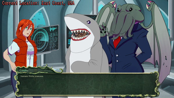Игра SUPER ARMY OF TENTACLES 3: Summer Outfit Pack II: Shark Week, скриншот