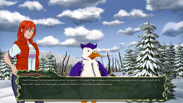 Игра SUPER ARMY OF TENTACLES 3, XPACK II.V: Apocalypse Bunny Saves Christmas, скриншот