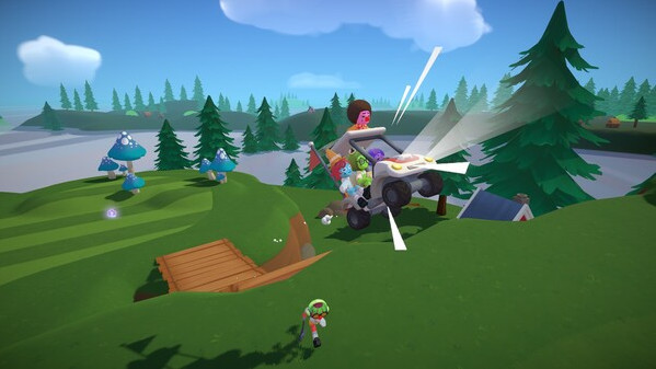 Игра Super Battle Golf, скриншот