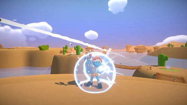 Игра Super Battle Golf, скриншот