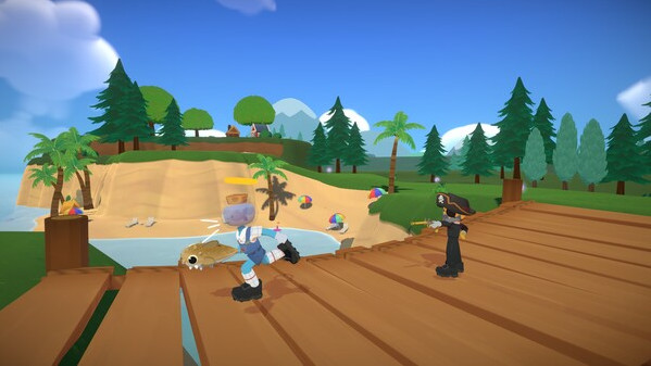 Игра Super Battle Golf, скриншот
