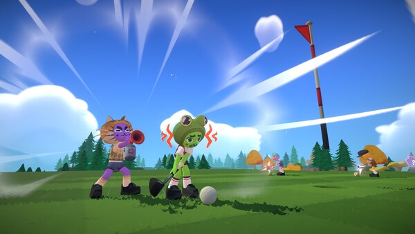 Игра Super Battle Golf, скриншот