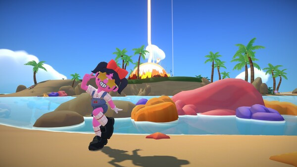 Игра Super Battle Golf, скриншот