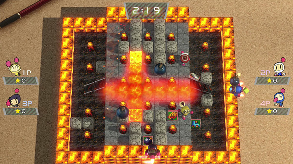 Игра Super Bomberman R, скриншот