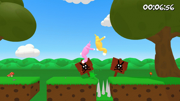 Игра Super Bunny Man, скриншот