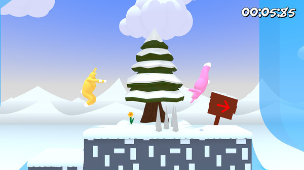 Игра Super Bunny Man, скриншот