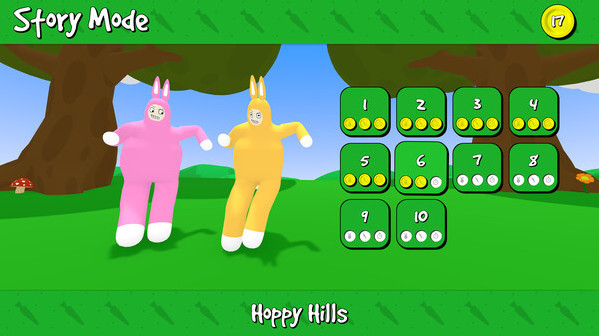 Игра Super Bunny Man, скриншот