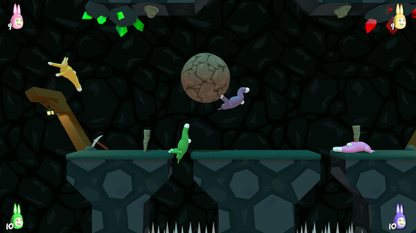 Игра Super Bunny Man, скриншот