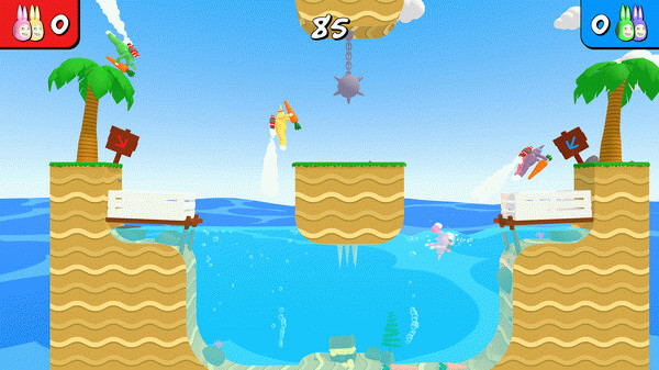 Игра Super Bunny Man, скриншот