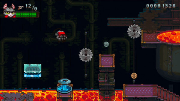 Игра Super Catboy, скриншот