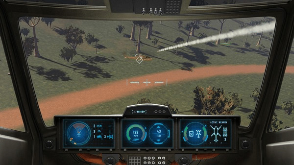 Игра Super Chopper, скриншот