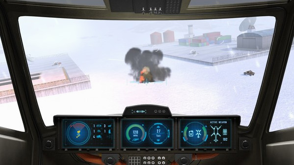 Игра Super Chopper, скриншот