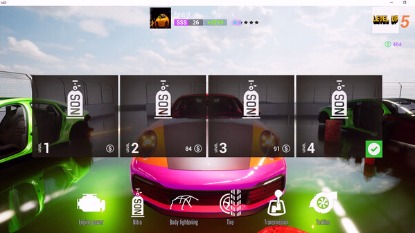 Игра Super Drag Race 2, скриншот