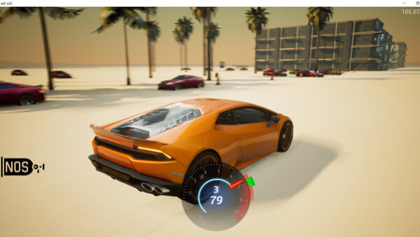 Игра Super Drag Race 2, скриншот