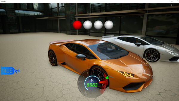 Игра Super Drag Race 2, скриншот