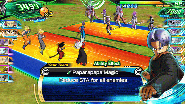 Игра SUPER DRAGON BALL HEROES WORLD MISSION, скриншот